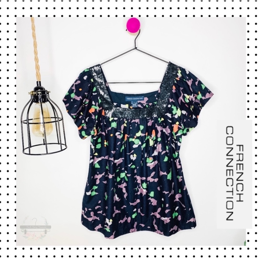 French Connection - Franz Floral Printed Top 4